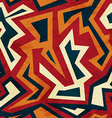 aztec seamless pattern with glass effect vector image vector image