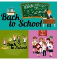 back to school and children education concept vector image