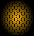 abstract honey comb pattern design vector image
