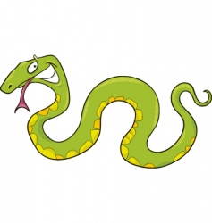 Green snake Royalty Free Vector Image - VectorStock