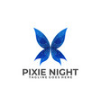 pixie night template vector image