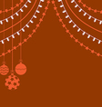 garland lamp vector image vector image
