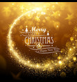 christmas magic star vector image
