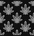 cannabis marijuana leaf weed vector image