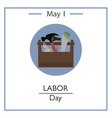 labor day vector image