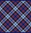 tartan seamless pattern background blue black vector image
