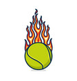 set tennis logos emblems badges labels vector image