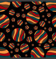 different five color palettes circles vector image