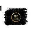 ink brush background vector image