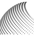 dot pattern form abstract shape halftone wave vector image
