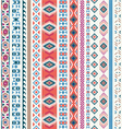 seamless pattern tribal set vector image vector image