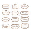 vintage collection retro vector image