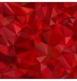abstract red background polygon vector image vector image