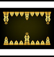 oriental ornament decorate vector image vector image