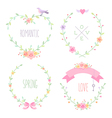 romantic frames vector image
