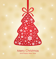 fir xmas vector image vector image