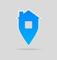 home point sign vector image