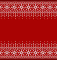 knitted sweater background vector image vector image
