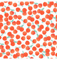 seamless peach pattern with fruits background vector image