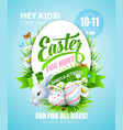 easter poster vector image vector image