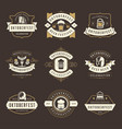 oktoberfest celebration beer festival labels vector image