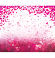 heart background vector image vector image