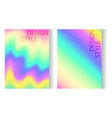 rainbow style template design modern covers vector image vector image