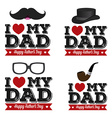 happy fathers day vector image
