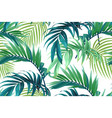 seamless hand drawn tropical pattern vector image vector image