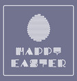 happy easter background with striped vector image vector image