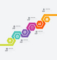infographics six options vector image