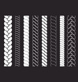plait and braids pattern brush set ropes vector image vector image
