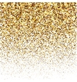 gold glitter shine texture on a white background vector image