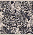 black and white pattern on tattoo for white vector image vector image