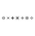neo tribal acid neo-tribal shapes tattoo vector image
