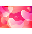 abstract modern vibrant gradient fluid shapes vector image