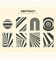 geometric abstract shapes for flyers posters vector image vector image