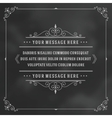 vintage ornament quote marks box frame vector image