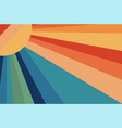 vintage sun background vector image vector image