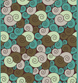 bright curly seamless pattern vector image vector image