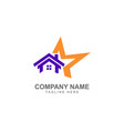 home star company logo vector image
