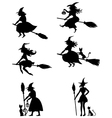 witch set vector image vector image