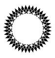 circle pattern for round frame vector image vector image
