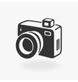 photo camera icon vector image