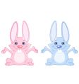 baby bunnies vector image vector image