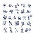 businessman concept collection set vector image vector image