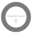 pattern round ornament meander vector image vector image