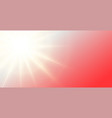 bright and shiny sun rays background vector image vector image