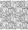 curved dashes seamless pattern vector image