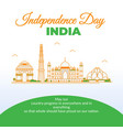 banner design of 15th august independence day vector image